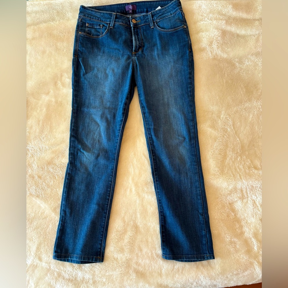 NYDJ blue boyfriend jeans - Picture 2 of 5